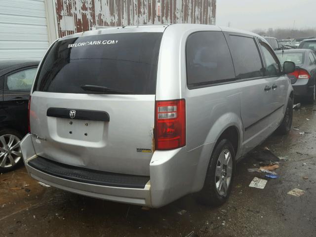 1D8HN44H48B141621 - 2008 DODGE GRAND CARA SILVER photo 4