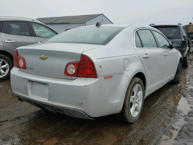 1G1ZA5EU3CF218182 - 2012 CHEVROLET MALIBU LS 银色 照片 4