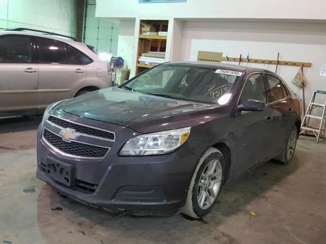 1G11C5SA6DF209513 - 2013 CHEVROLET MALIBU 1LT BLACK photo 2