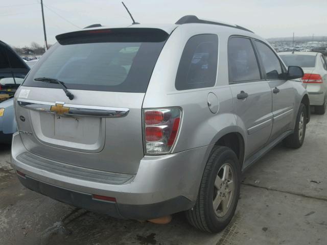 2CNDL23F586281022 - 2008 CHEVROLET EQUINOX LS SILVER photo 4