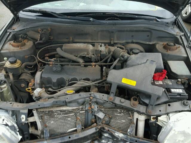 KMHCG45G2YU075191 - 2000 HYUNDAI ACCENT GL GRAY photo 7