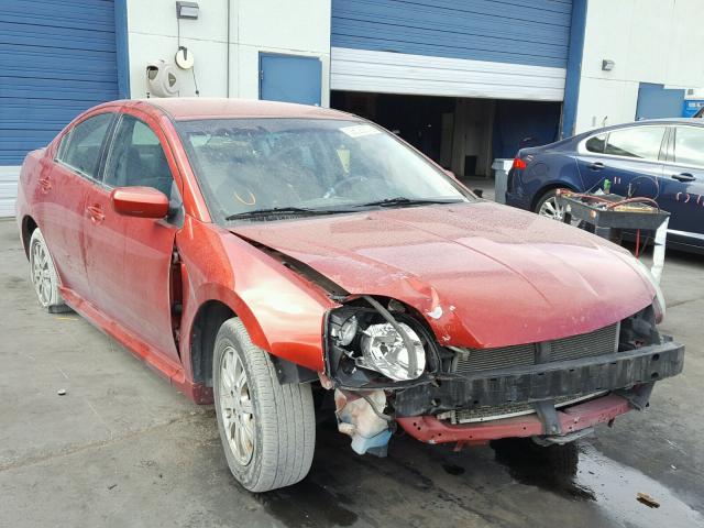 4A32B2FFXAE012748 - 2010 MITSUBISHI GALANT FE RED photo 1