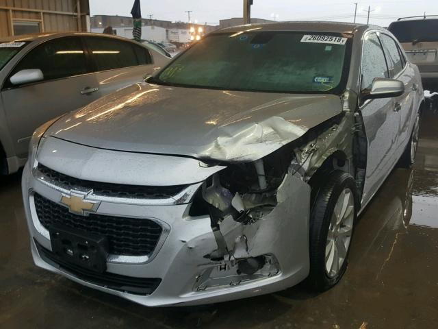 1G11H5SL2EF200909 - 2014 CHEVROLET MALIBU LTZ 银色 照片 2