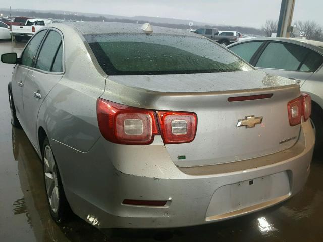 1G11H5SL2EF200909 - 2014 CHEVROLET MALIBU LTZ 银色 照片 3
