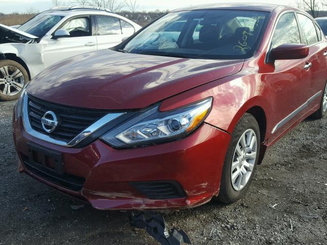 1N4AL3AP3HC247800 - 2017 NISSAN ALTIMA 2.5 RED photo 9