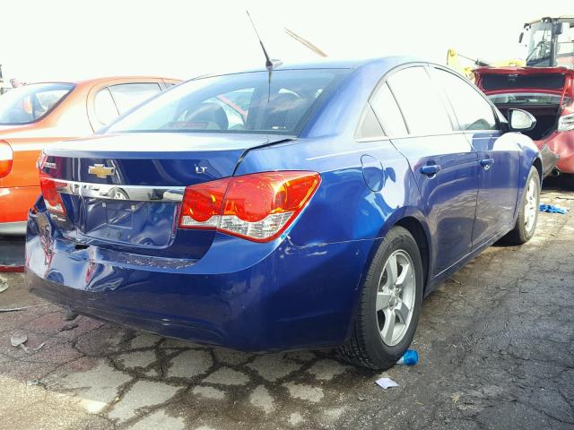 1G1PC5SB0D7123921 - 2013 CHEVROLET CRUZE LT BLUE photo 4