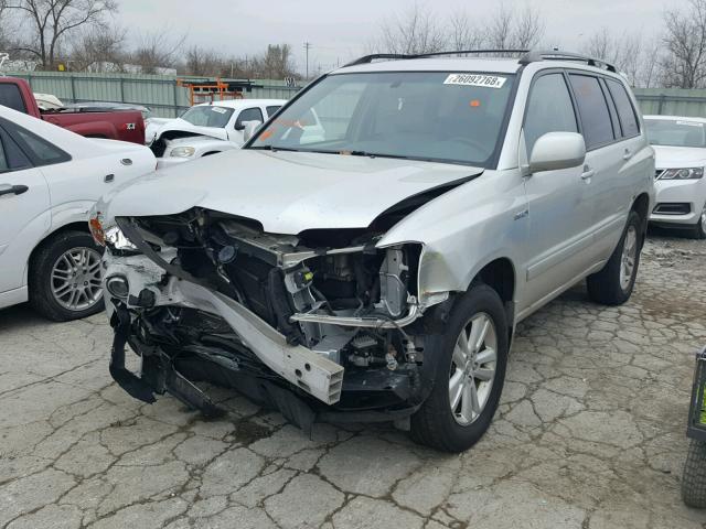 JTEEW21A870046298 - 2007 TOYOTA HIGHLANDER SILVER photo 2