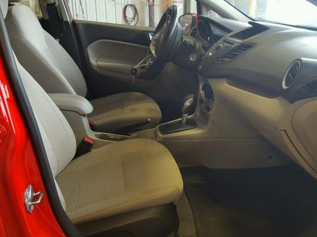 3FADP4BJ9EM234982 - 2014 FORD FIESTA SE RED photo 5