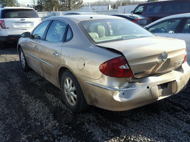 2G4WD532251350875 - 2005 BUICK LACROSSE C TAN photo 3