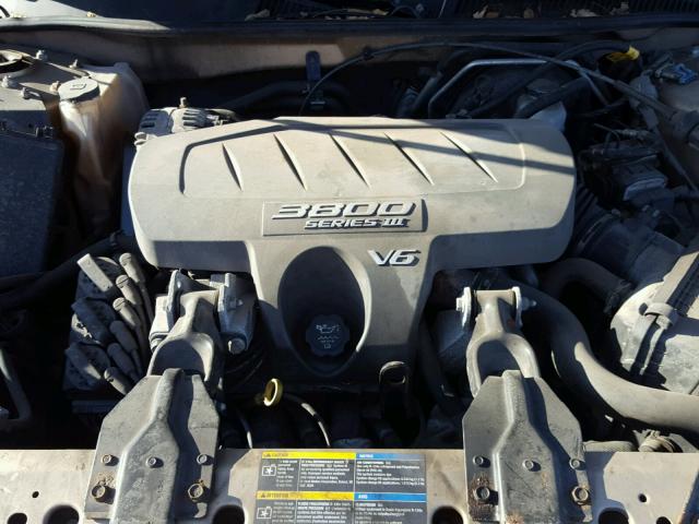 2G4WD532251350875 - 2005 BUICK LACROSSE C TAN photo 7