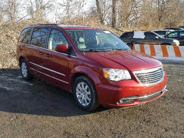 2C4RC1BG7DR695734 - 2013 CHRYSLER TOWN & COU BURGUNDY photo 1