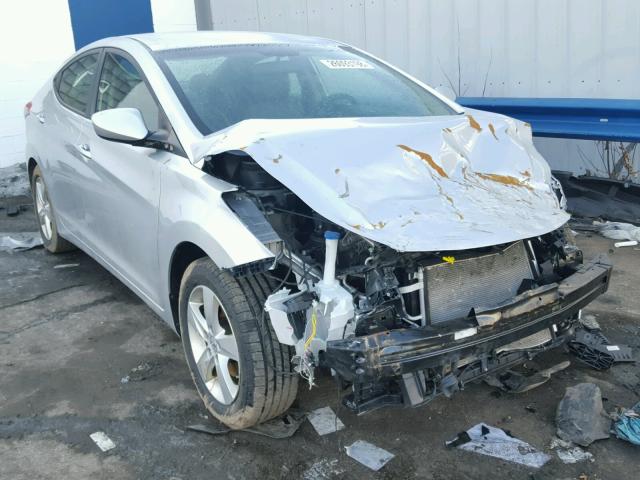 5NPDH4AE5CH085422 - 2012 HYUNDAI ELANTRA GL SILVER photo 1