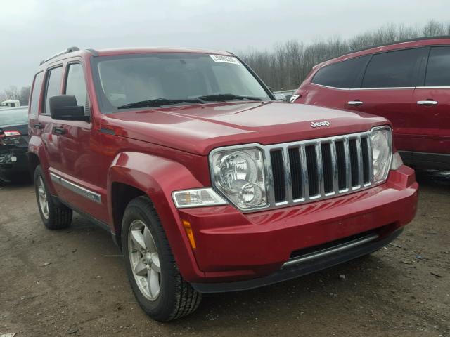 1J8GN58K18W215245 - 2008 JEEP LIBERTY LI RED photo 1