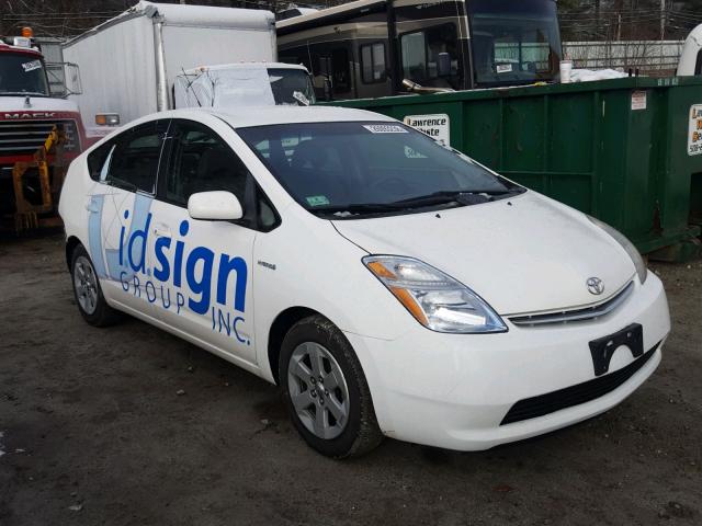 JTDKB20U683420955 - 2008 TOYOTA PRIUS WHITE photo 1