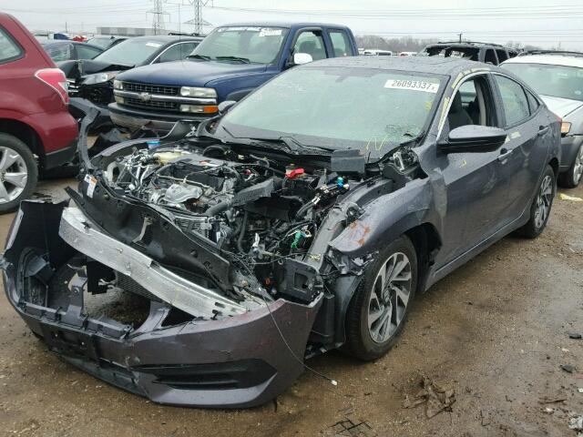 19XFC2F72GE059392 - 2016 HONDA CIVIC EX GRAY photo 2
