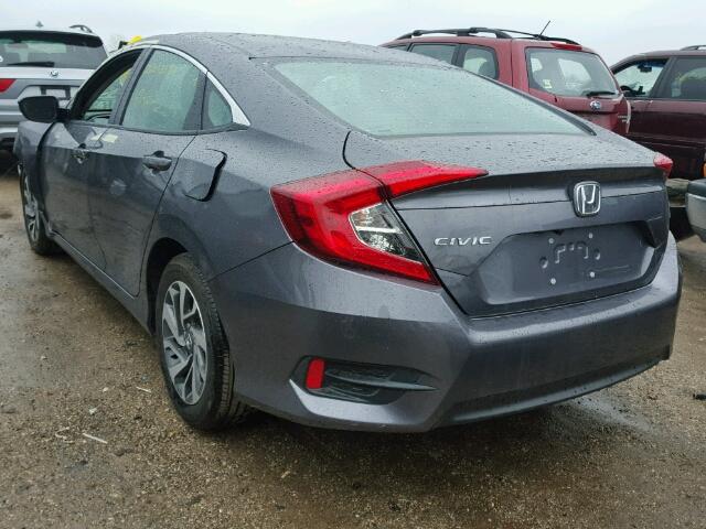 19XFC2F72GE059392 - 2016 HONDA CIVIC EX GRAY photo 3