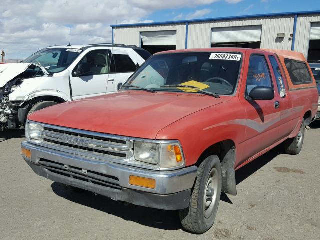 JT4RN93D4L5019976 - 1990 TOYOTA PICKUP 1/2 RED photo 2