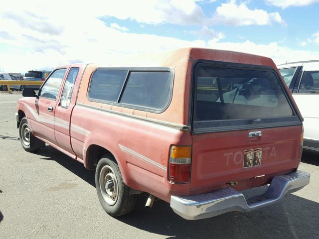 JT4RN93D4L5019976 - 1990 TOYOTA PICKUP 1/2 RED photo 3