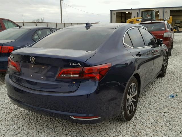 19UUB1F53GA006515 - 2016 ACURA TLX TECH BLUE photo 4