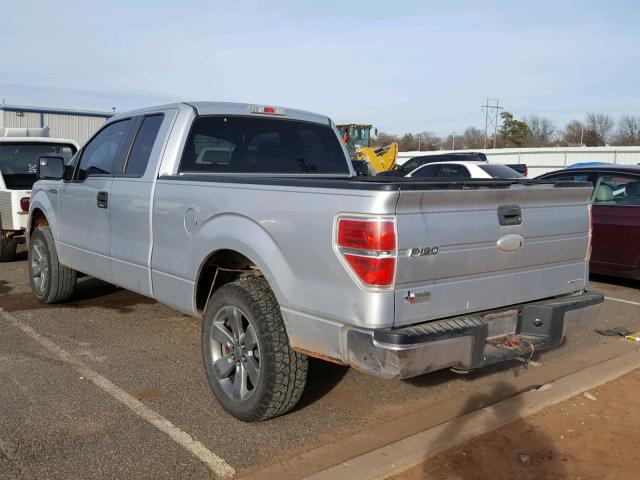 1FTEX1CM1CKD35976 - 2012 FORD F150 SUPER SILVER photo 3