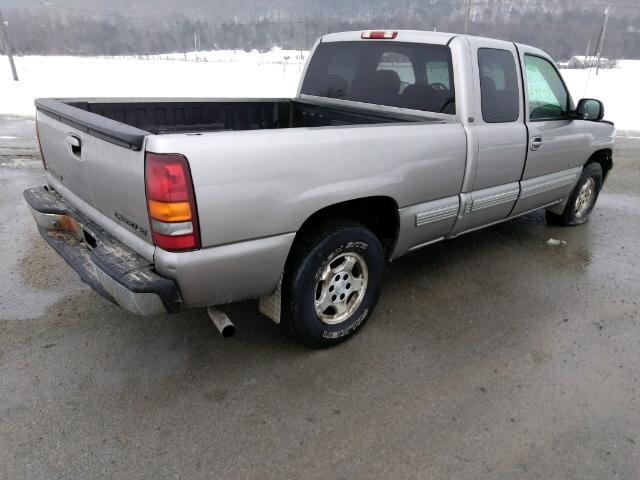 2GCEK19T5Y1107421 - 2000 CHEVROLET SILVERADO SILVER photo 4