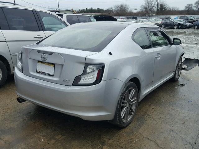 JTKJF5C74D3064791 - 2013 TOYOTA SCION TC 银色 照片 4
