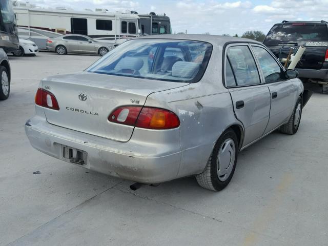 1NXBR12E5XZ267579 - 1999 TOYOTA COROLLA VE SILVER photo 4