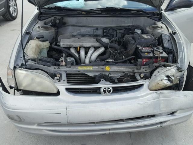 1NXBR12E5XZ267579 - 1999 TOYOTA COROLLA VE SILVER photo 7