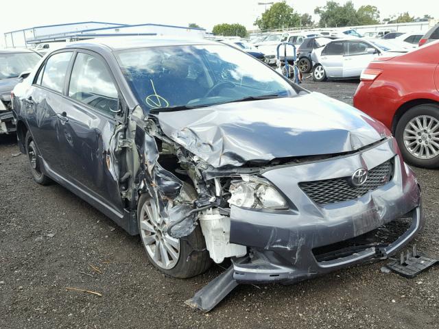 2T1BU4EE5AC425049 - 2010 TOYOTA COROLLA BA GRAY photo 1