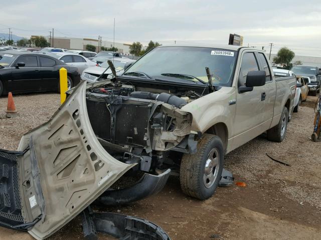 1FTRX12WX7KD20967 - 2007 FORD F150 TAN photo 2