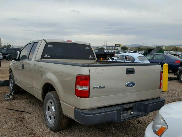 1FTRX12WX7KD20967 - 2007 FORD F150 TAN photo 3