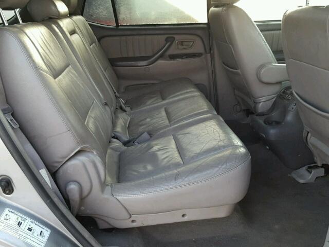 5TDBT48A24S229058 - 2004 TOYOTA SEQUOIA LI TAN photo 6