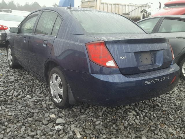 1G8AZ55F57Z172934 - 2007 SATURN ION LEVEL BLUE photo 3