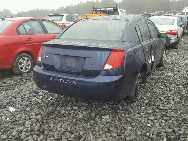 1G8AZ55F57Z172934 - 2007 SATURN ION LEVEL BLUE photo 4