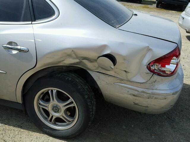 2G4WC582X61216192 - 2006 BUICK LACROSSE C SILVER photo 9