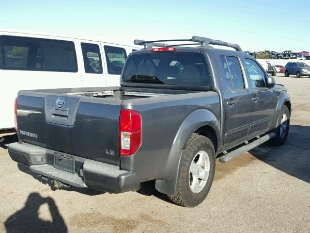 1N6AD07U26C451081 - 2006 NISSAN FRONTIER C CHARCOAL photo 4