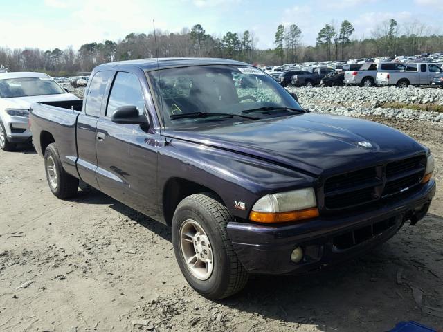 1B7GL22X9WS678058 - 1998 DODGE DAKOTA PURPLE photo 1