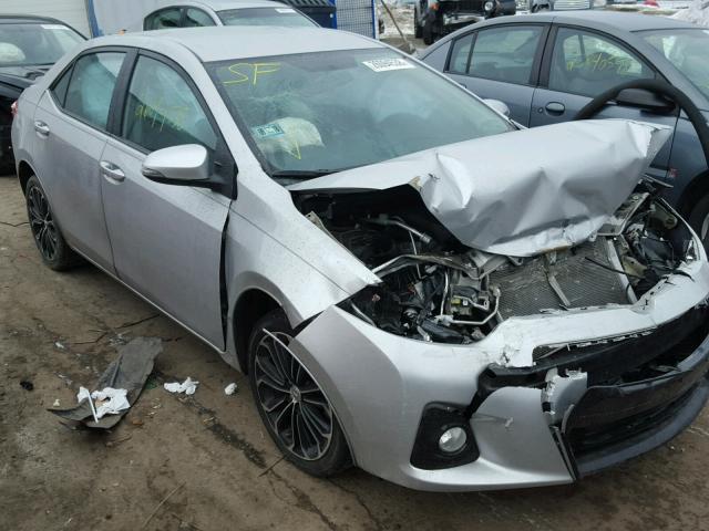 5YFBURHE4EP064539 - 2014 TOYOTA COROLLA L SILVER photo 1