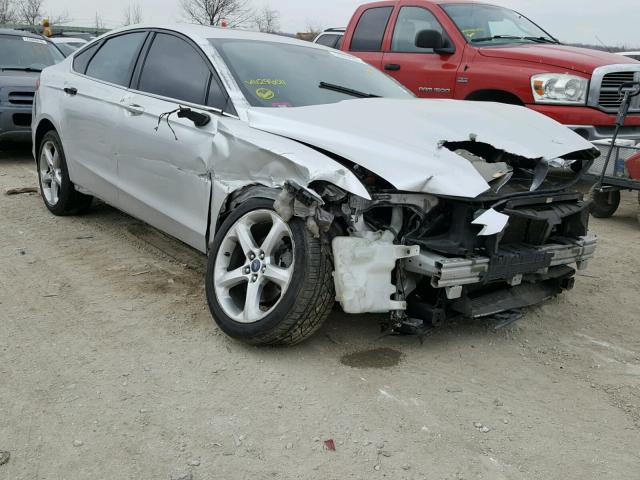 3FA6P0H79DR296011 - 2013 FORD FUSION SE SILVER photo 1