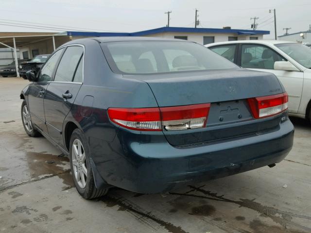 1HGCM66513A054091 - 2003 HONDA ACCORD EX GREEN photo 3