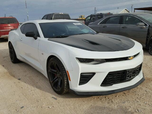 1G1FE1R71H0182166 - 2017 CHEVROLET CAMARO SS WHITE photo 1