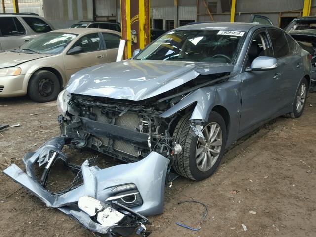 JN1BV7AP2EM680436 - 2014 INFINITI Q50 BASE Grafito foto 2