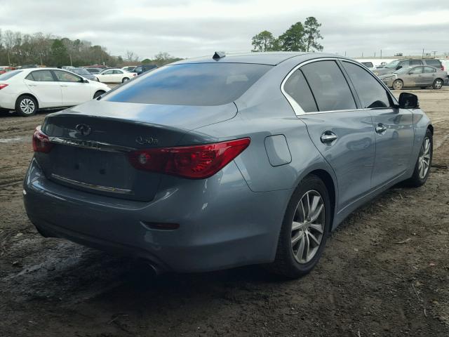 JN1BV7AP2EM680436 - 2014 INFINITI Q50 BASE CHARCOAL photo 4