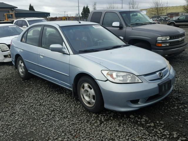 JHMES96654S003243 - 2004 HONDA CIVIC HYBR BLUE photo 1