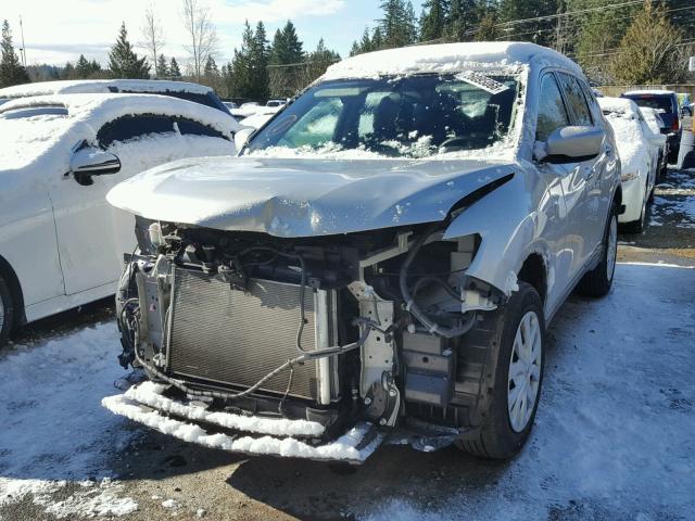 5N1AT2MV9GC750949 - 2016 NISSAN ROGUE S SILVER photo 2