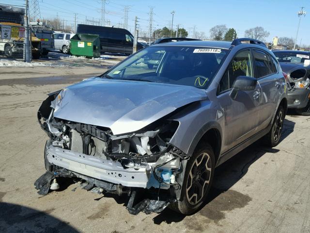 JF2GPAAC0H9206257 - 2017 SUBARU CROSSTREK SILVER photo 2