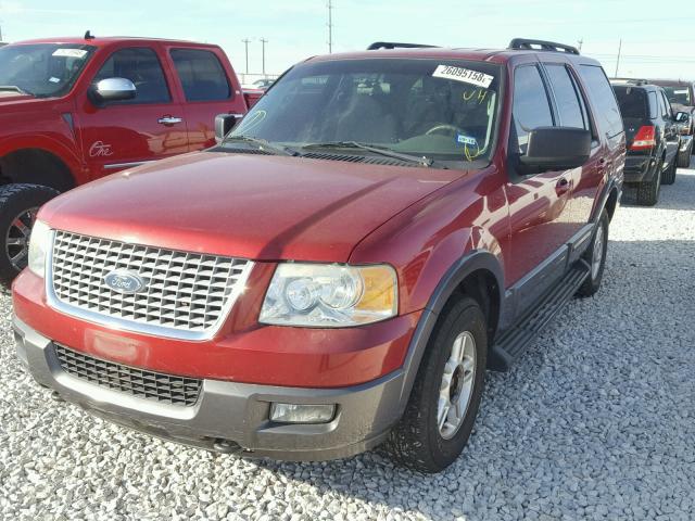 1FMPU16545LA34634 - 2005 FORD EXPEDITION BURGUNDY photo 2