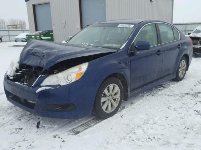 4S3BMBC68A3225761 - 2010 SUBARU LEGACY 2.5 BLUE photo 2