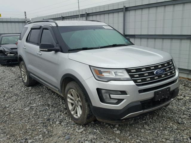 1FM5K7DH7HGC04866 - 2017 FORD EXPLORER X SILVER photo 1