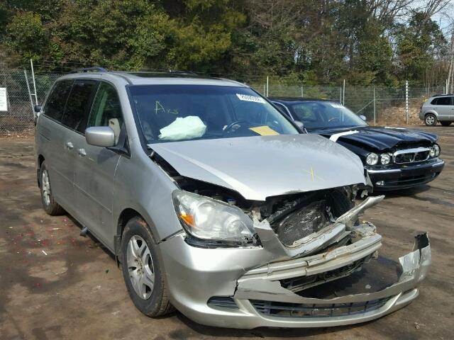 5FNRL38696B443346 - 2006 HONDA ODYSSEY EX SILVER photo 1